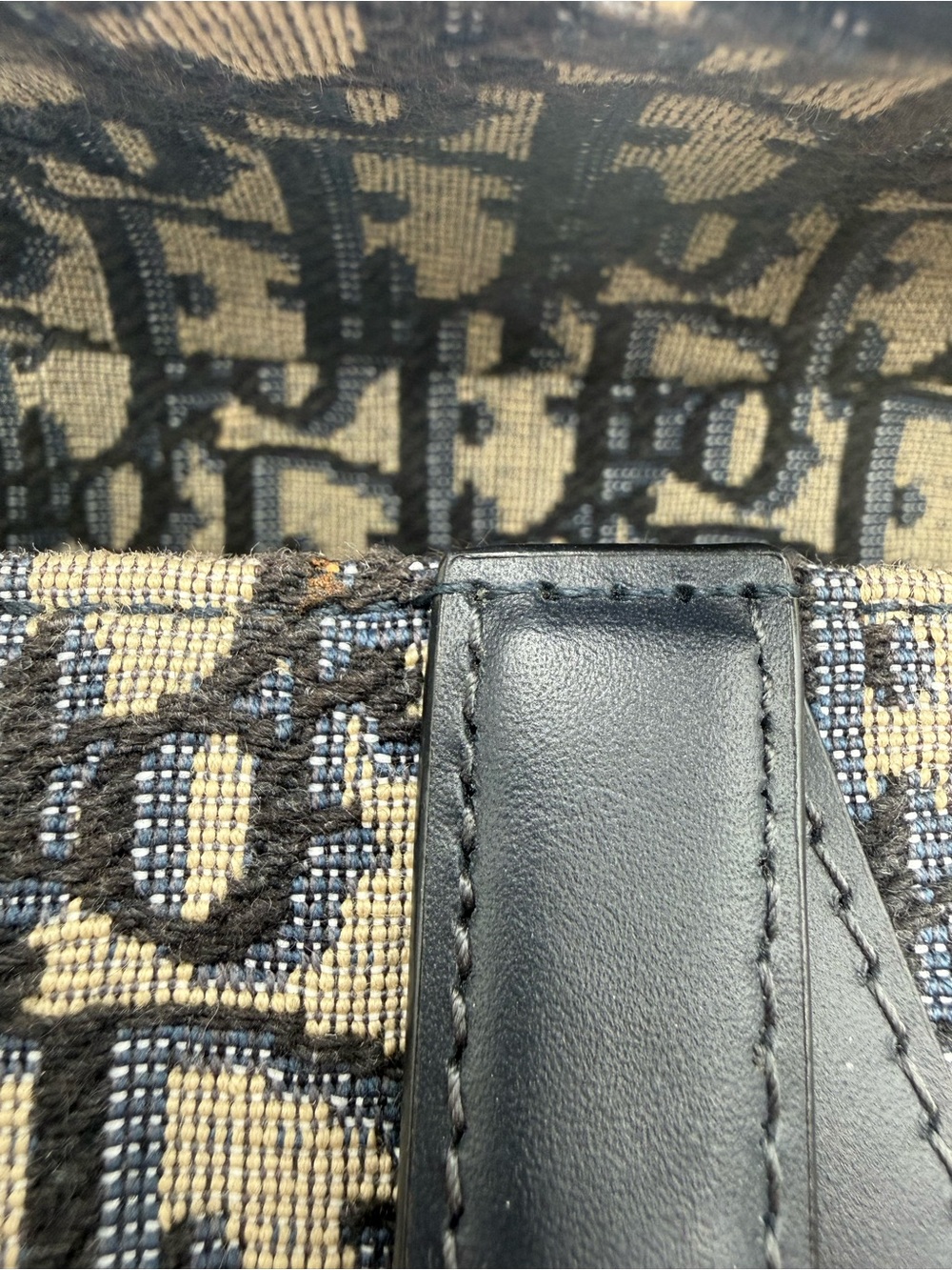Dior Mini Oblique Saddle Crossbody Bag - Picture 9 of 13